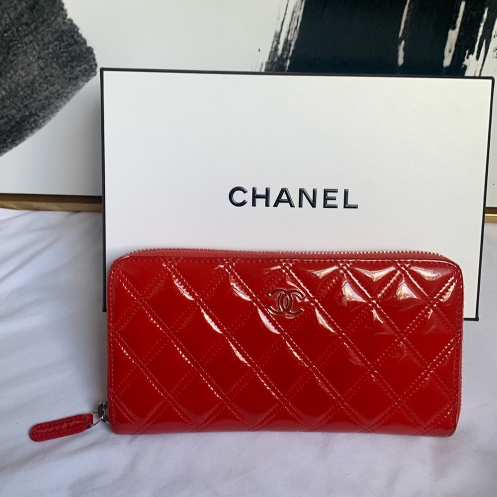 Chanel Patent Leather Wallet